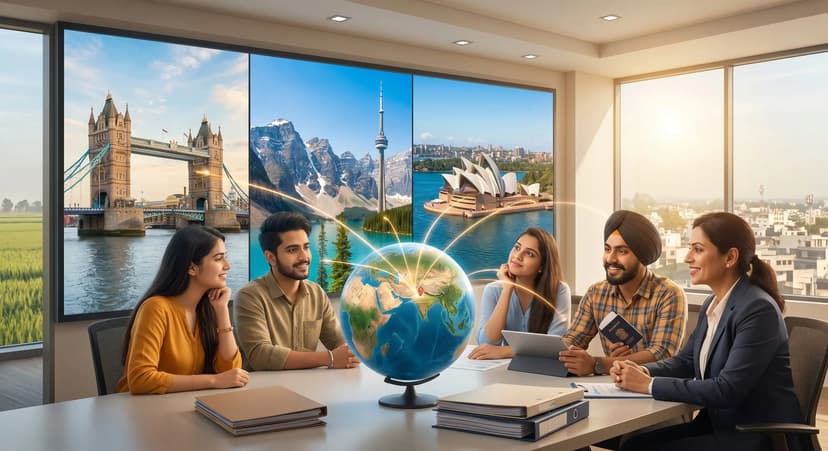 Study Visa from Pathankot & Gurdaspur 2026 – UK, Canada, Australia & More: Complete Process Guide