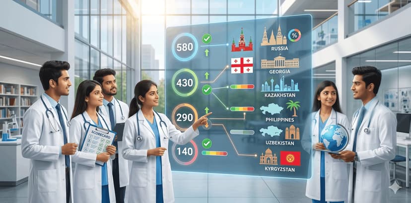 NEET Score Required for MBBS Abroad 2026 – Country-Wise Minimum Cut-Off & Eligibility Guide